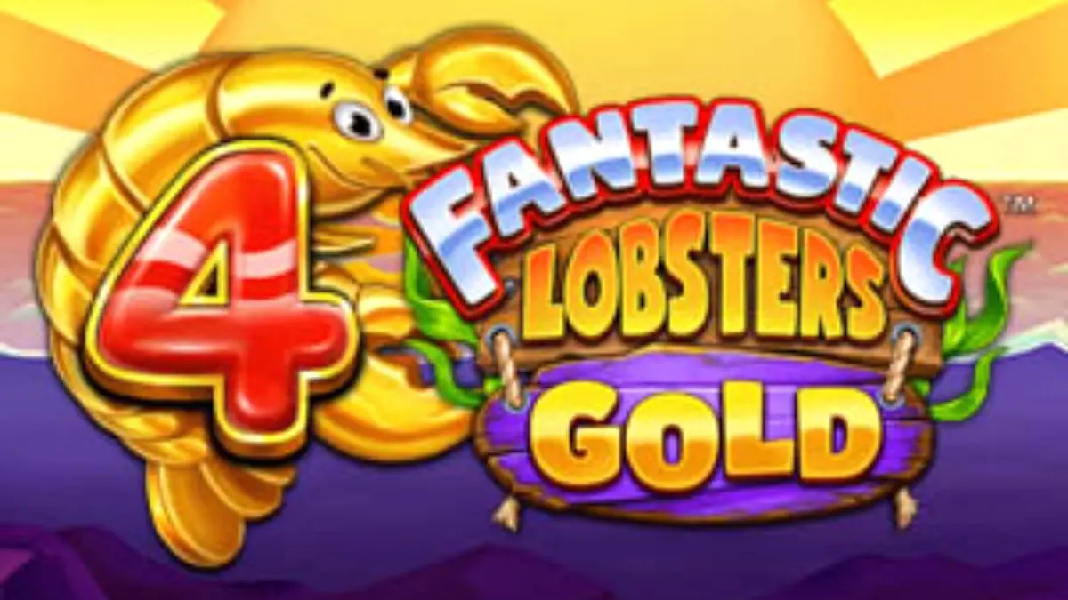Interface do jogo de slot 4 Fantastic Lobsters Gold com criaturas marinhas e moedas de ouro